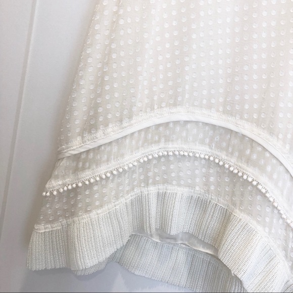 Proenza Schouler Dainty Dot & Ruffle Detail Top - Picture 4 of 8